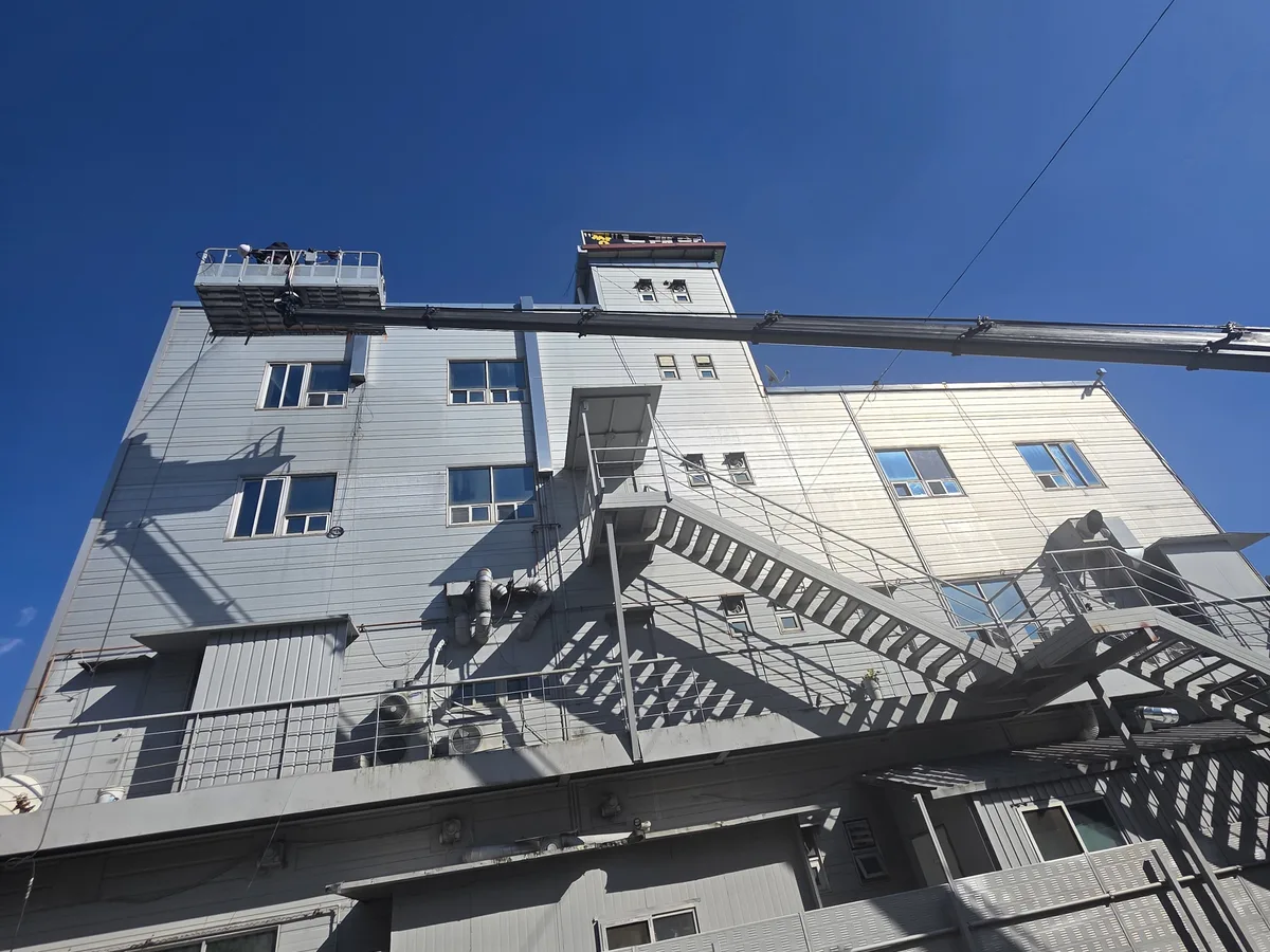 광산구 장수동 건물 화장실 세면대 살균 위생청소 사례 - 행진크린